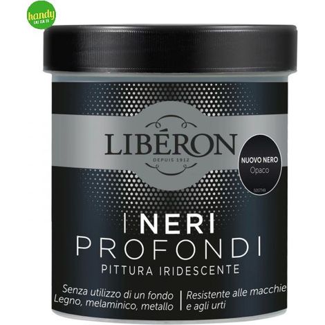 Pittura Iridescente Liberon I Neri Profondi 500ml Nuovo Nero Opaco