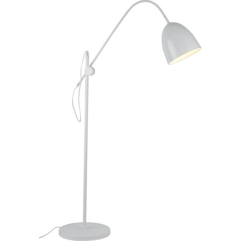 Lampe sur pied – lampe de style minimaliste – métal – Beeb Blanc