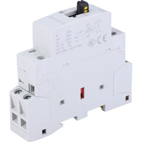 Haushalts-Wechselstrom-Schütz BCH8-20M mit manueller Funktion 2P20A 24V2NO (1/5)