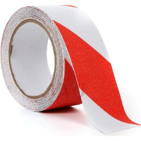 Anti-Rutsch-Kleber, 1 Satz Anti-Rutsch-Klebeband, verschleißfestes, mattiertes, selbstklebendes Anti-Rutsch-Klebeband aus PVC, geeignet zum Vermeiden von Treppenstufen, 2,5 cm × 5 m