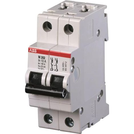 Disj. magnétique Seul (M202) 2P 25KA 20A (2Modules) 2CDA282799R0201 ABB 358214 (1/2)