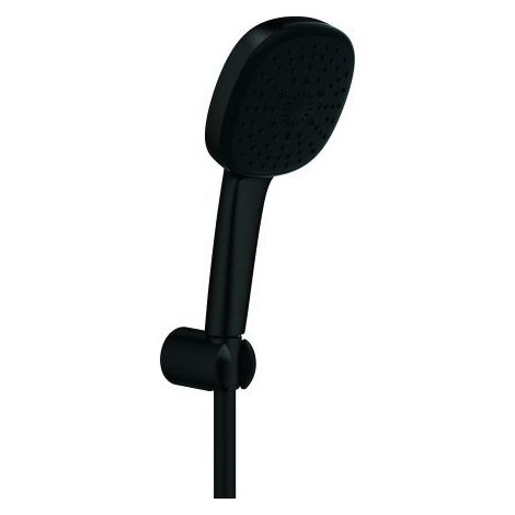 GROHE Wandhalterset Tempesta Cube 110 275883, Handbrause Tempesta Cube 110, 3 Strahlarten: Rain/Jet/Massage, Handbrausehalter, Relexaflex-Brauseschlauch 1.500mm, maximaler Durchfluss bei 3 bar: 7.4 l/ (1/4)