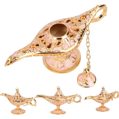 Lanterne à Thé Vintage Lumière Souhait Décoration Intérieure Cadeau Romantique (Doré Rose) (1/5)
