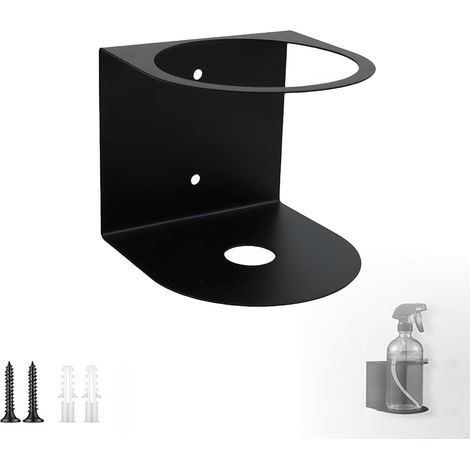 Aerosol Holder, Steel Wall Mount for Spray Bottle, Wall Mount for Spray Bottle, Storage Rack for Home or Work in Garage (1 slot) (1/5)