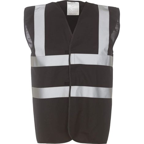 Gilet haute visibilité YOKO Noir XXL.