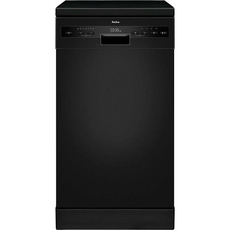 Amica DFM46C8EOiBH lavastoviglie da incasso nera 10 coperti