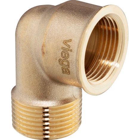Curva a 90° MF 1" bronzo, filettatura R, filettatura Rp 264048 (1/3)