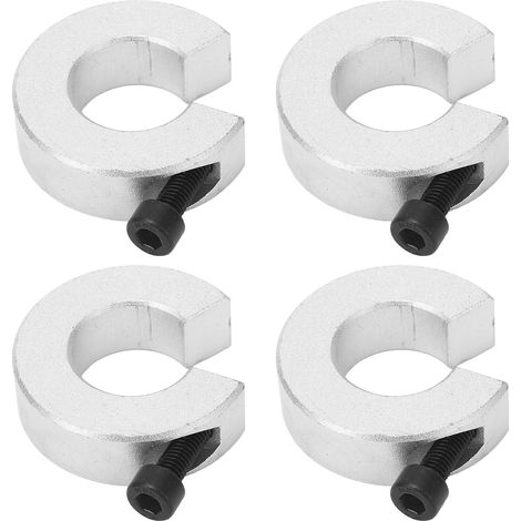 Lot de 4 colliers d'arrêt pour rail linéaire, diamètre extérieur 40 mm, épaisseur 12 mm, diamètre de perçage 20 mm, vis M4 pour SBR20 (1/5)