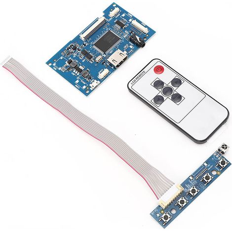 Kit de carte contrôleur HDMI, module de pilote LCD, blindage pour écran universel 7 pouces 50 broches 1024x600 (1/5)