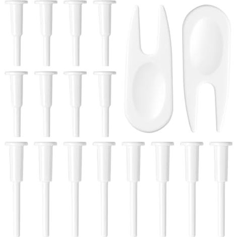 Bouchon De Gonflage Pour Ballon D Exercice - 8 Longs 8 Courts Et 2 Extracteurs - Compatible Avec Ballons Yoga Pilates Et Coussins Gonflables - Lot De 18 Pièces (1/3)