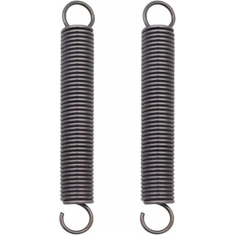 2 Stück Stahl-Zugfeder, verlängerte Druckfeder, Doppelhakenfedern – 2 x 18 x 150 mm