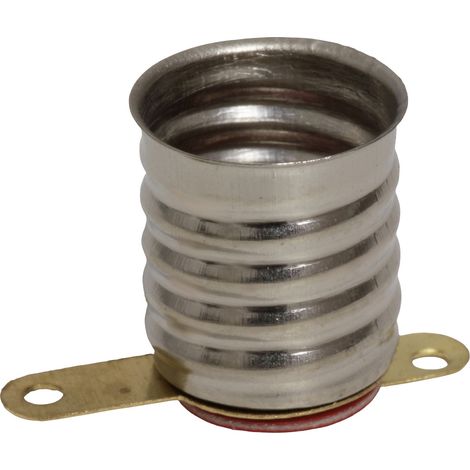 Quadrios 23O190 Support d'ampoule Culot (mini-lampes): E10 Connexion: pattes à souder 1 pc(s)