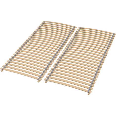 Premium Rollrost 180x200, Lattenrost aus Buche mit 28 Latten, Made in Germany, fertig montiert und gerollt