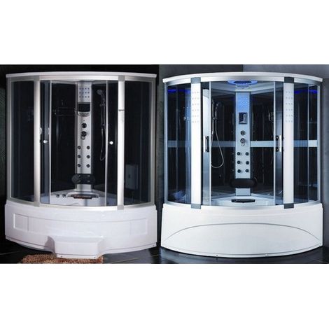 Bagno Italia Cabina e Vasca Idromassaggio Box Doccia bagno turco Cromoterapia 150x150 full optional (1/3)