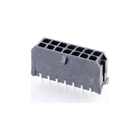 Molex Barrette mâle encastrable (standard) Nbr total de pôles 14 Pas: 3 mm 430451412 1 pc(s) Tray W168382 (1/2)