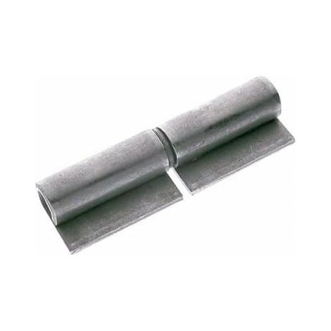 Anschweißscharnier, Anschweißtürscharnier mit 2 Flügeln, 14 x 80 mm, Stahl-Türzapfen