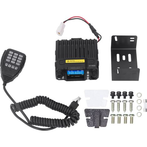 Talkie-walkie voiture mini CB radio 200 canaux 20W VHF UHF avec micro main (1/5)