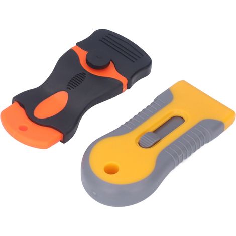 Kit de 22 grattoirs à lames doubles pour le nettoyage et le grattage d'autocollants. (1/5)