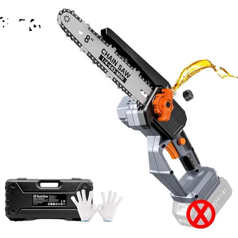 Motosega con motore brushless, design leggero, senza batteria, spina EU-B. (1/2)