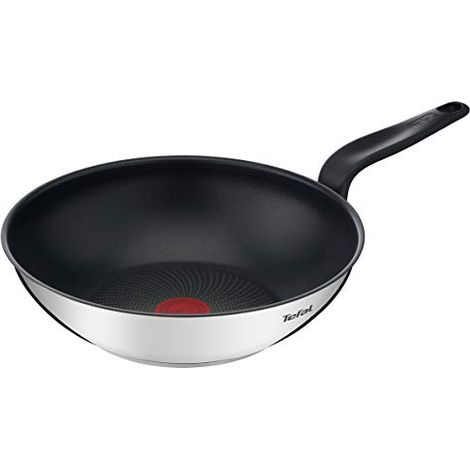 padella wok in acciaio inox 28 cm - E3091904 - Tefal (1/4)