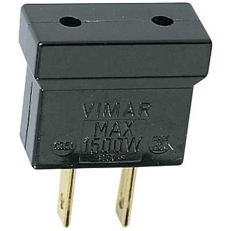 Adaptador 2P EE. UU. - P10 Negro