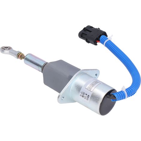 Électrovanne de coupure de flamme ABS résistante à la corrosion pour moteur Cummins 6CTA 8.3L 12V 3928160 (1/5)