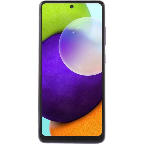 Écran tactile de remplacement pour Galaxy A52 4G 6,5 pouces, écran OLED avec numériseur, capteur d'empreintes digitales et outils de réparation inclus (compatible A536 SM et A525F, violet).