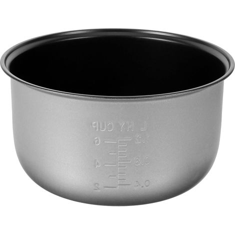 Cuve Intérieure De Cuiseur À Riz Pot De Remplacement Réutilisable en Acier Inoxydable Récipient pour Marmite 21.00 X 21.00 X 11.00 Cm pour Riz Et Soupe (1/5)