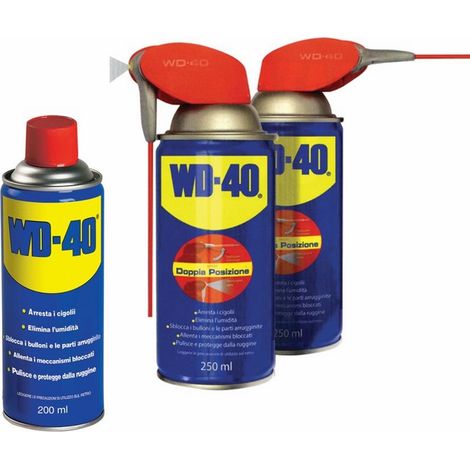 Sbloccante Lubrificante Spray Wd40 100ml Getto Fisso 6 pz