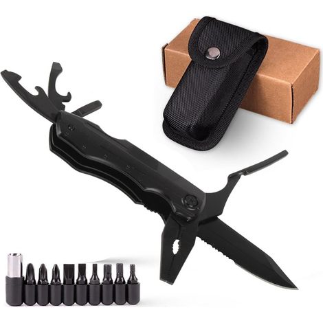 Pince coupe-tout pliable multiusage portable EDC pour camping, travail, survie, urgence extérieur, cadeau fête des pères (1/5)
