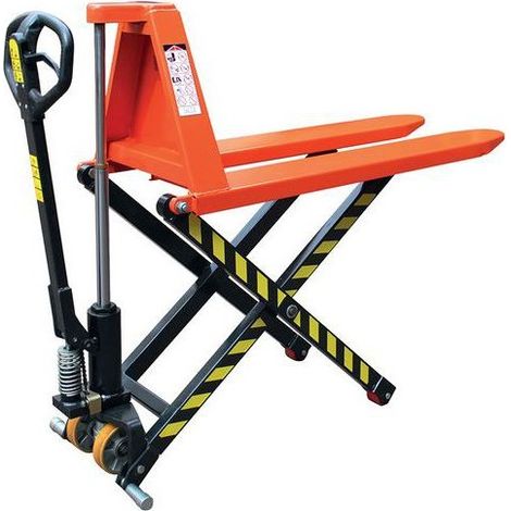 [JAMAIS UTILISE] Transpalette Manuel Haute Levée STOCKMAN Longueur Fourches 1140mm Charge 1000kg Hauteur Levée 800mm - JL6810 (1/5)