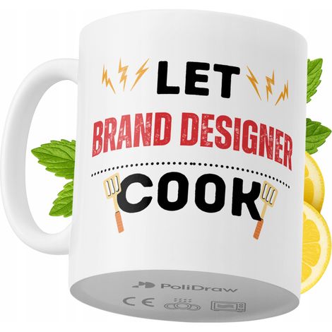 Mug design humoristique pour un créateur de marque, avec un texte amusant et un graphisme original. Idéal pour les anniversaires, les fêtes et les occasions spéciales. Mug premium pour la maison, le b