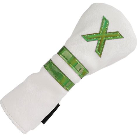 Couvre-têtes de golf imperméables en PU, intérieur en peluche épaisse et résistante, blancs (1/5)