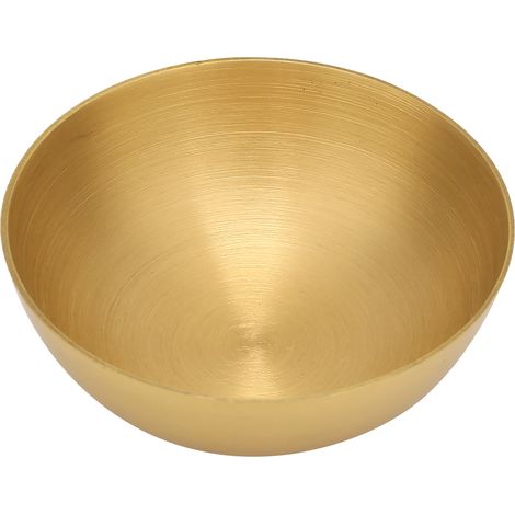 Bol délicat et populaire en laiton pur, objet de culte bouddhiste pour les dieux et Bouddhas, 8,1 cm (3,2 pouces). (1/5)