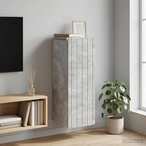 vidaXL Wall-Mounted Cabinet 33 x 34.5 x 93.5 cm Engineered Wood (1/5)