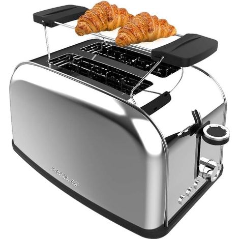 Grille-pain Inox 2 Fentes 850W (1/2)