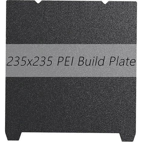 Strukturierte, doppelseitige, glatte, sprühbare Federstahl-Bauplatte aus PEI für Creality K1 Ender-3 V3 SE 3D-Drucker (1/5)