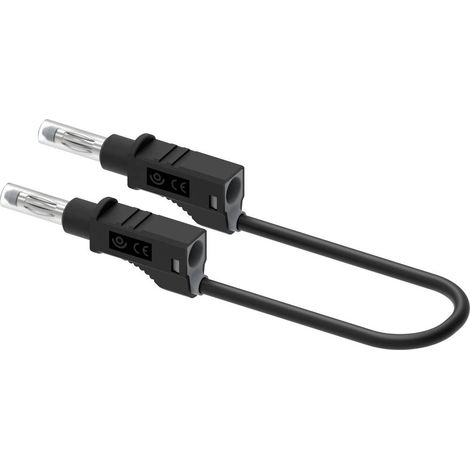 Electro PJP 2210/600V-CD1-100N Cordon de mesure enfichable 4 mm 100 cm noir 1 pc(s) (1/3)