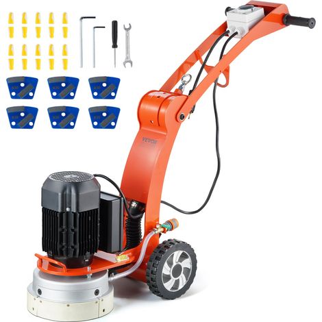 Ponçage efficace - Ponceuse béton 2200 W, disque 250 mm, moteur sans balais, pour sol en béton et pierre (1/5)