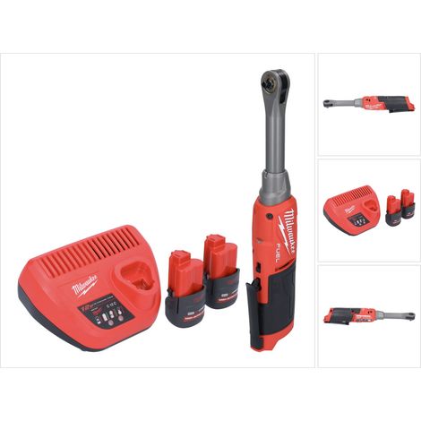 Milwaukee M12 FHIR14LR-252 Llave de carraca de alta velocidad con batería 12 V 47 Nm 1/4" sin escobillas + 2 baterías de 2,5 Ah + cargador (1/5)
