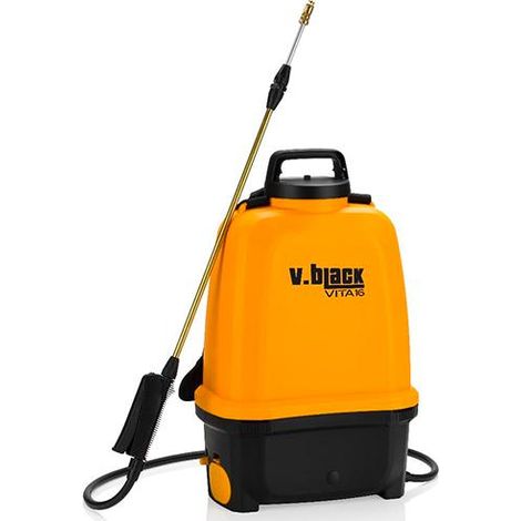 POMPA IRRORATRICE A BATTERIA 16LT VOLPI "V-BLACK" LITIO