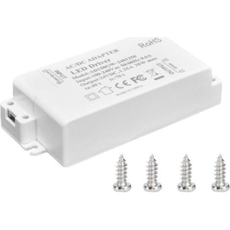 Transformateur LED 30W DC 24V, alimentation constante pour bande lumineuse, installation simple et sans scintillement (1/3)