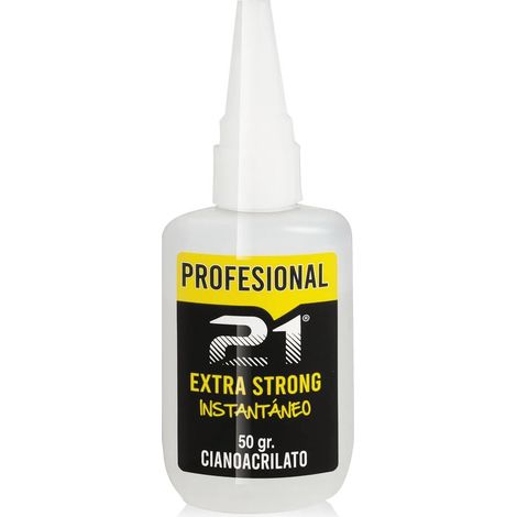 21 PEGAMENTO CIANOCRILATO PROFESIONAL (BOTE 50 GR.
