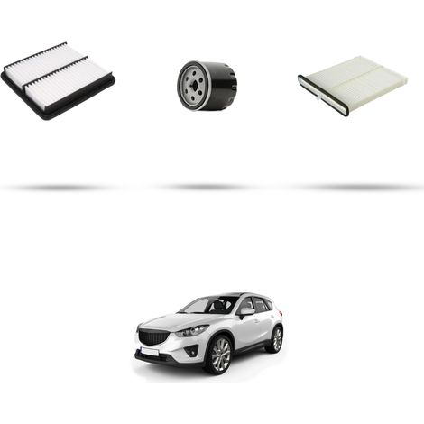 Kit tagliando 3 filtri compatibile con Mazda Cx-5 (KE) 2.0 Skyactiv-G 121kw dal 2012 (1/4)