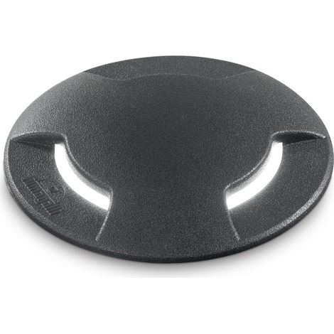 Ideal Lux Lampada da terra WAY 1 luce GU10 IP67 nero materie plastiche