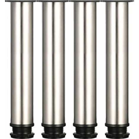 Vier verstellbare Beine, 300 mm hoch, verdickte Möbelbeine, Tischbeine, Möbelbeine aus Edelstahl. (1/5)