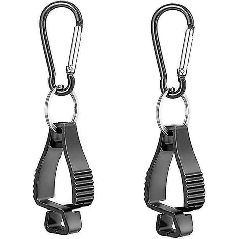 Stück schwarze Handschuhclips, Arbeitsschutzclips, Handschuhhalter