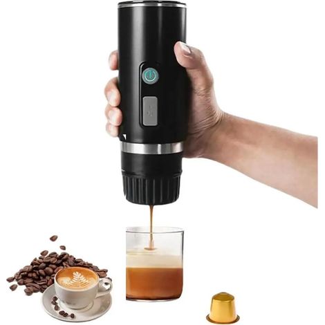 Machine à expresso portable, 3 en 1, capsules, pour camping (1/5)