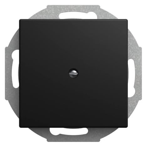 BUSCH-JAEGER BUSCH-BALANCE SI 2CKA001710A4256 2527-915 ENJOLIVEUR DE SORTIE DE CÂBLE SIMPLE AVEC DÉCHARGE DE TRACTION NOIR MAT