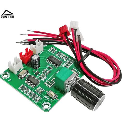 Class D Ultra HD Bluetooth 5.0 Verstärkerplatine, 5V DC, Zweikanal, 5W, geringer Stromverbrauch, für DIY-Funklautsprecher. (1/4)